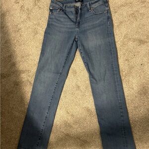 GAP Women's Medium Blue Straight-Leg Jeans